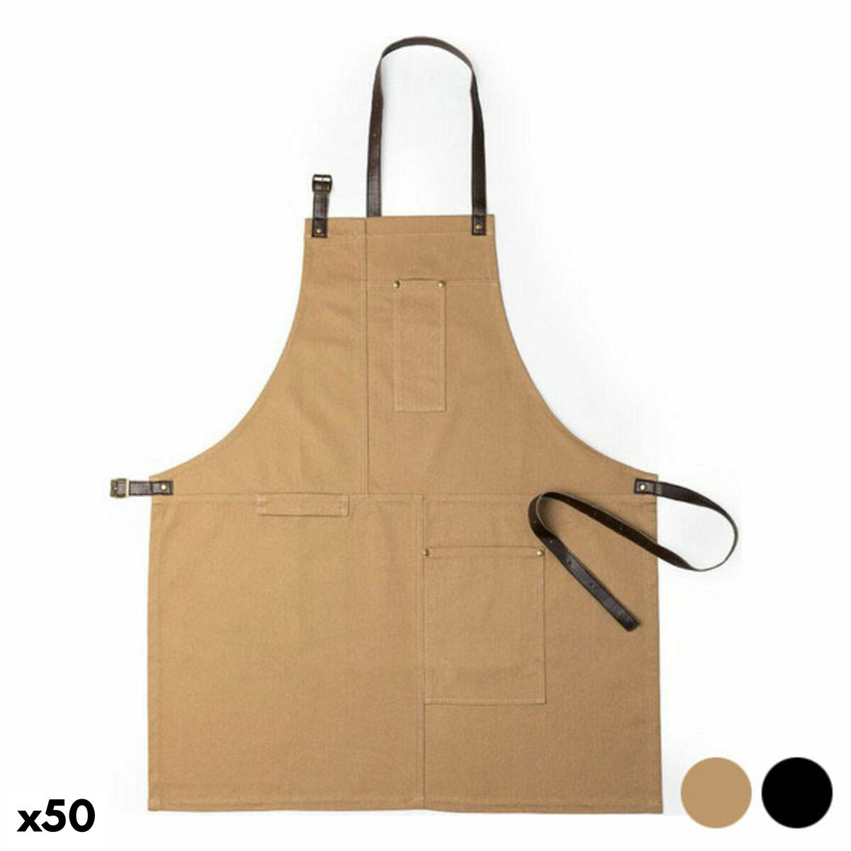 Förkläde med ficka Beppi 146295 (50 antal), Färg: Svart
