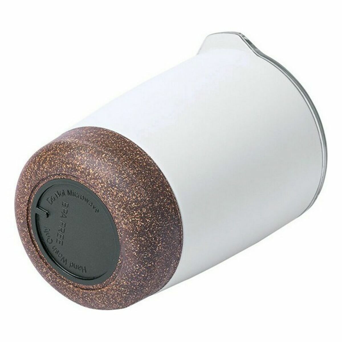 Glas med lock Top Can Cap 146298 Kork Vit (380 ml) (30 antal), Färg: Vit - 4