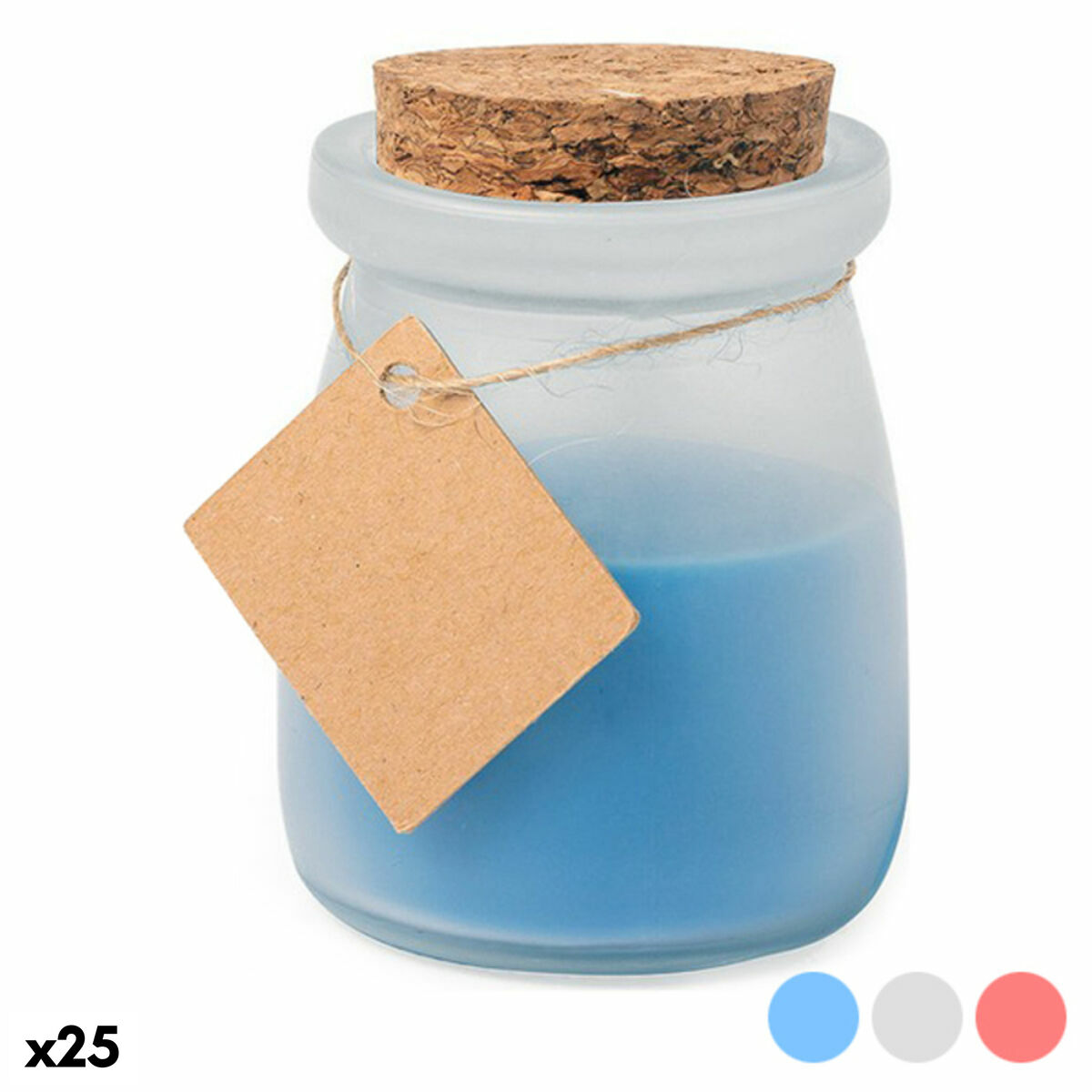 Doftljus 146348 (25 antal), Färg: Blå