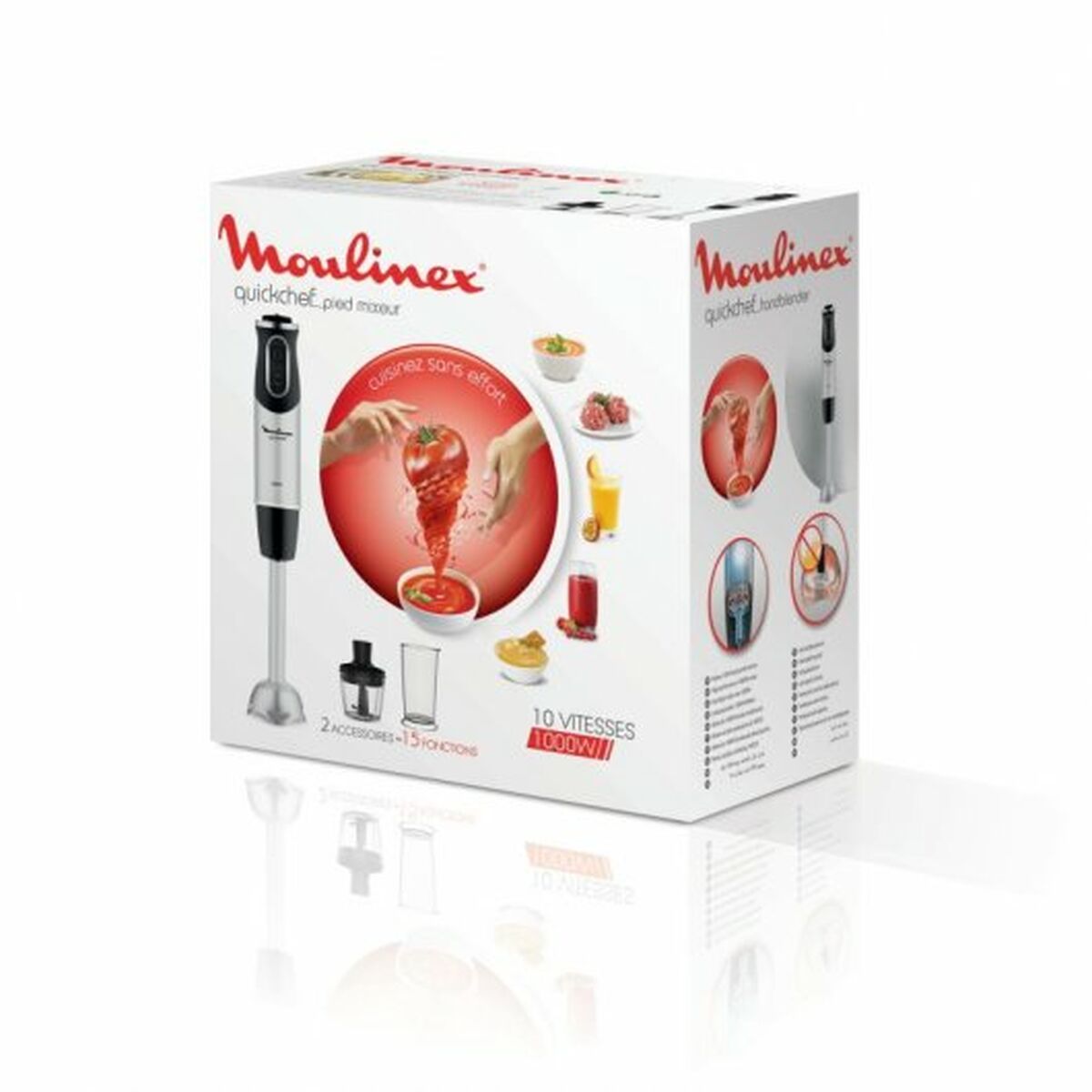 Multifunktionell handmixer med tillbehör Moulinex DD6578 1000 W - 2