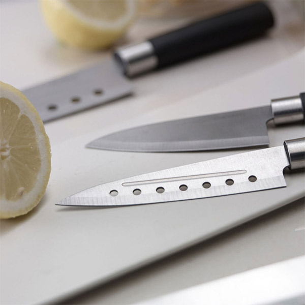 Knivset Cecotec Santoku Svart Rostfritt stål Kolfiber (4 pcs)