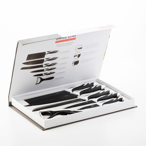 Bordskniv Bravissima Kitchen Cuchillos Swiss Chef 6 Piezas Rostfritt stål - 3