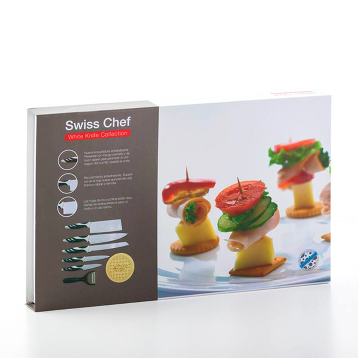 Knivset Bravissima Kitchen Swiss Chef (6 pcs) - 3