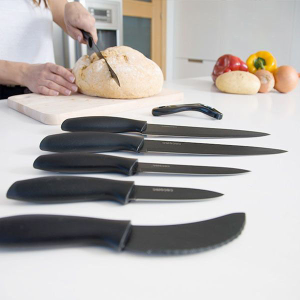 Bordskniv Bravissima Kitchen Set de 7 cuchillos Titanium - 6