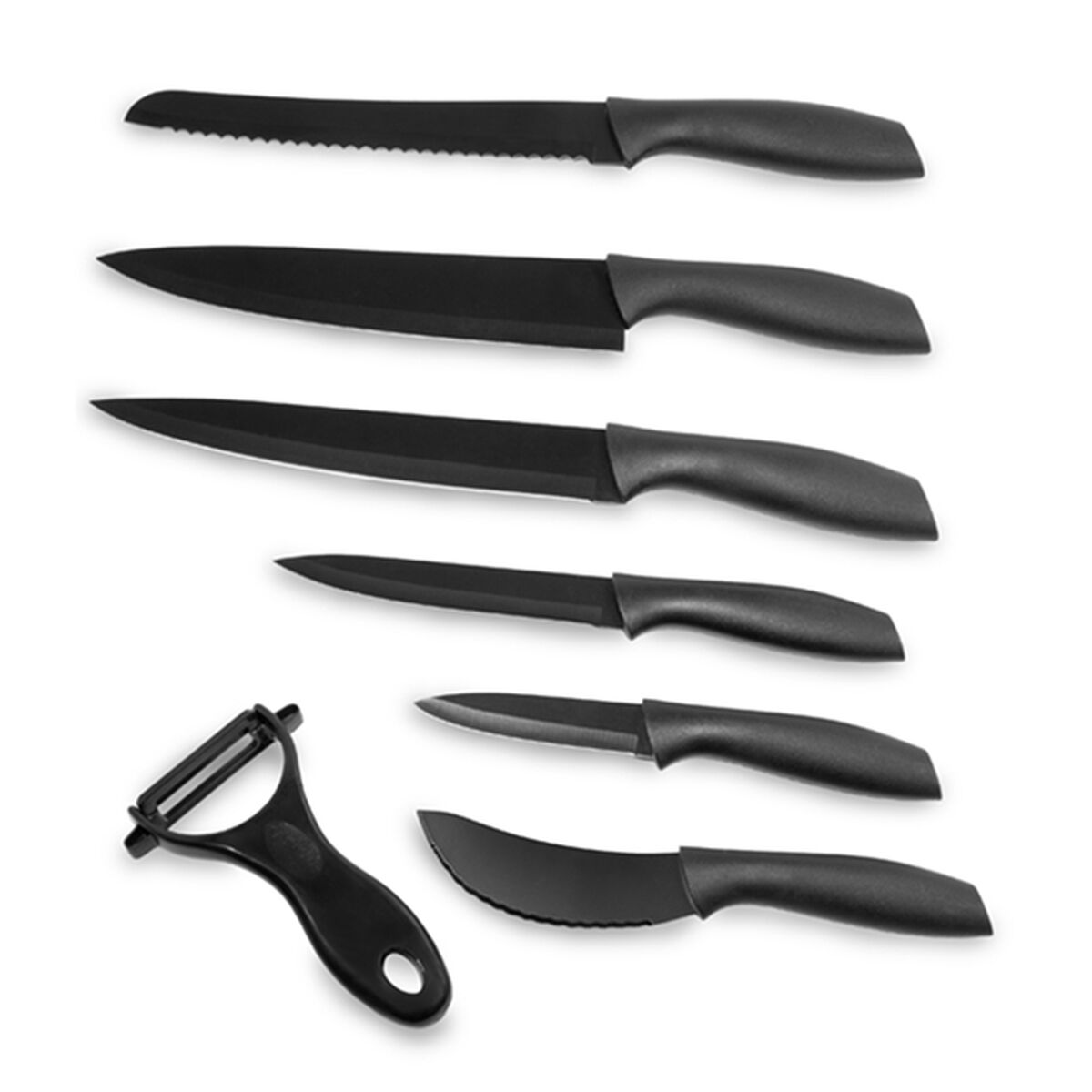 Bordskniv Bravissima Kitchen Set de 7 cuchillos Titanium - 14