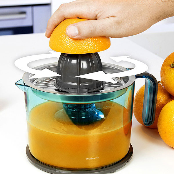 Elektrisk Juicepress Cecotec ZitrusEasy Inox Svart 40 W 1 L - 2