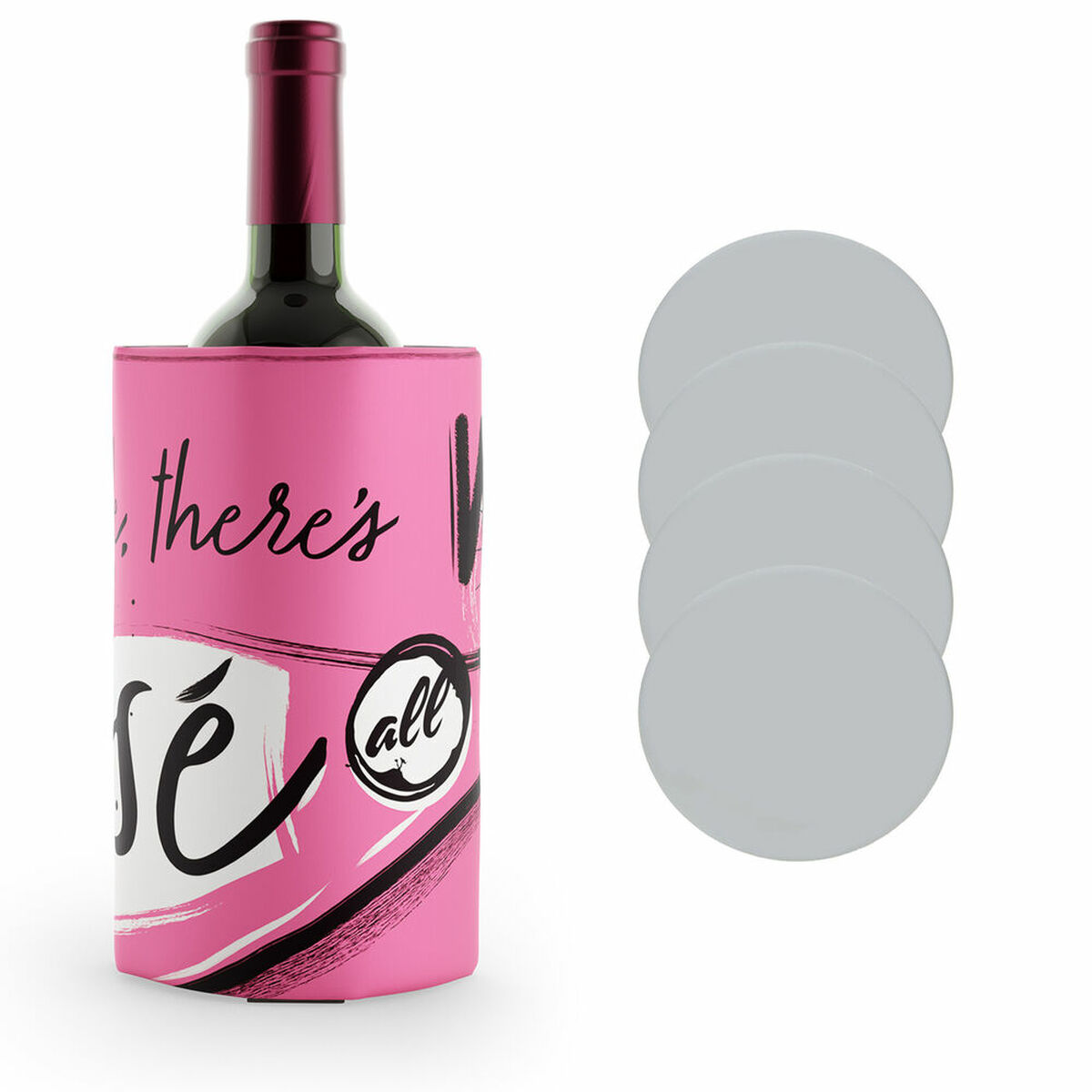 Set med Vintillbehör Koala Rosé (5 pcs) - 5