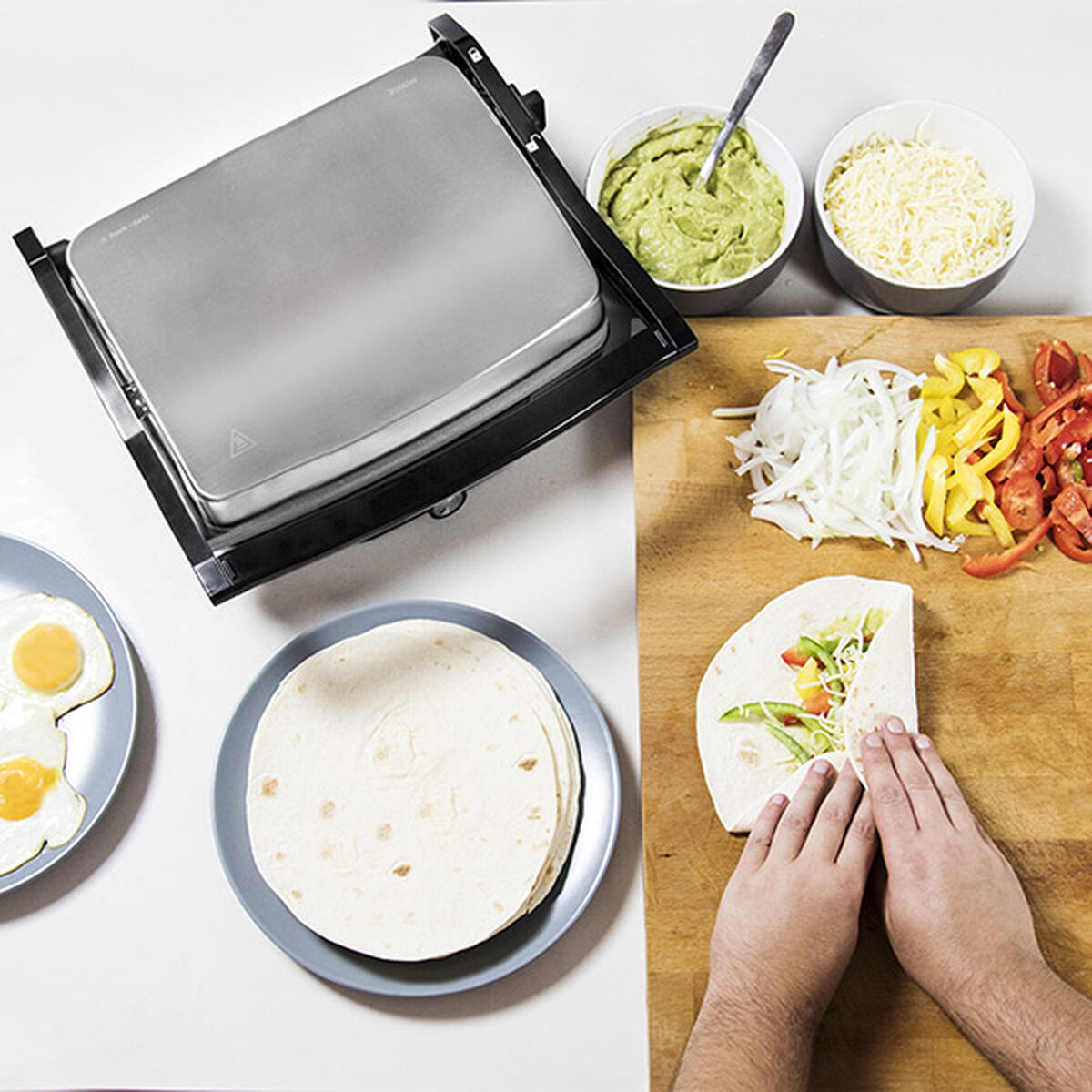 Grillplatta Cecotec Parrilla electrica Rock'nGrill 2000 W - 2