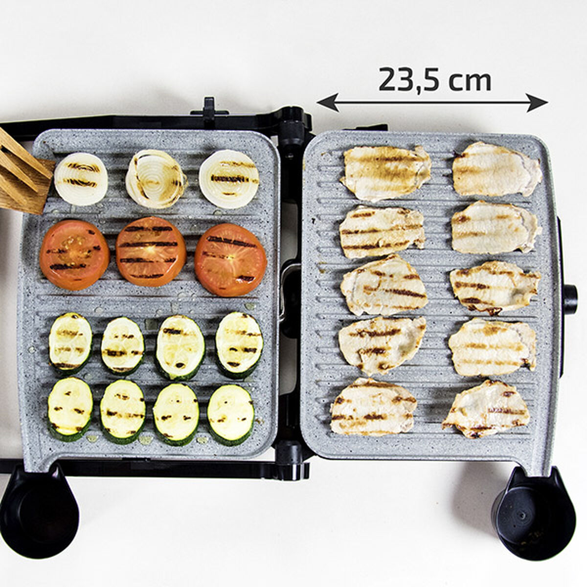 Grillplatta Cecotec Parrilla electrica Rock'nGrill 2000 W - 4