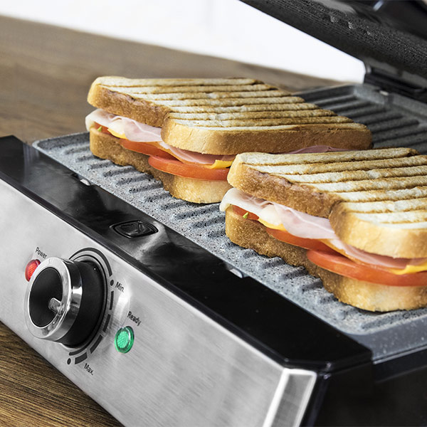 Grillplatta Cecotec Rock'nGrill Pro Silvrig 2000 W