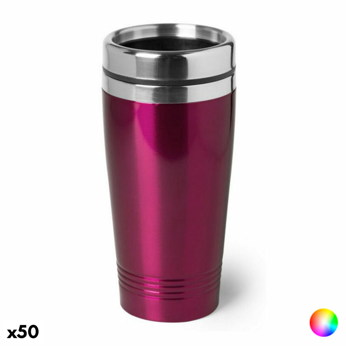 Glas i rostfritt stål Vintage Coconut 146403 450 ml (50 antal), Färg: Svart