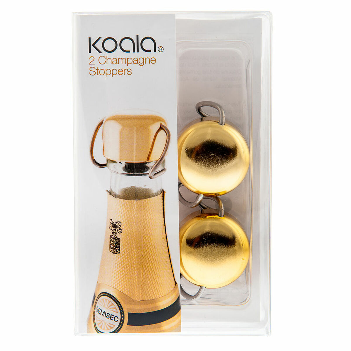 Set med kontakter och uttag Koala Bodega Vinkällare Gyllene Multicolour Plast 5 x 3,4 x 3 cm (2 uds) - 3