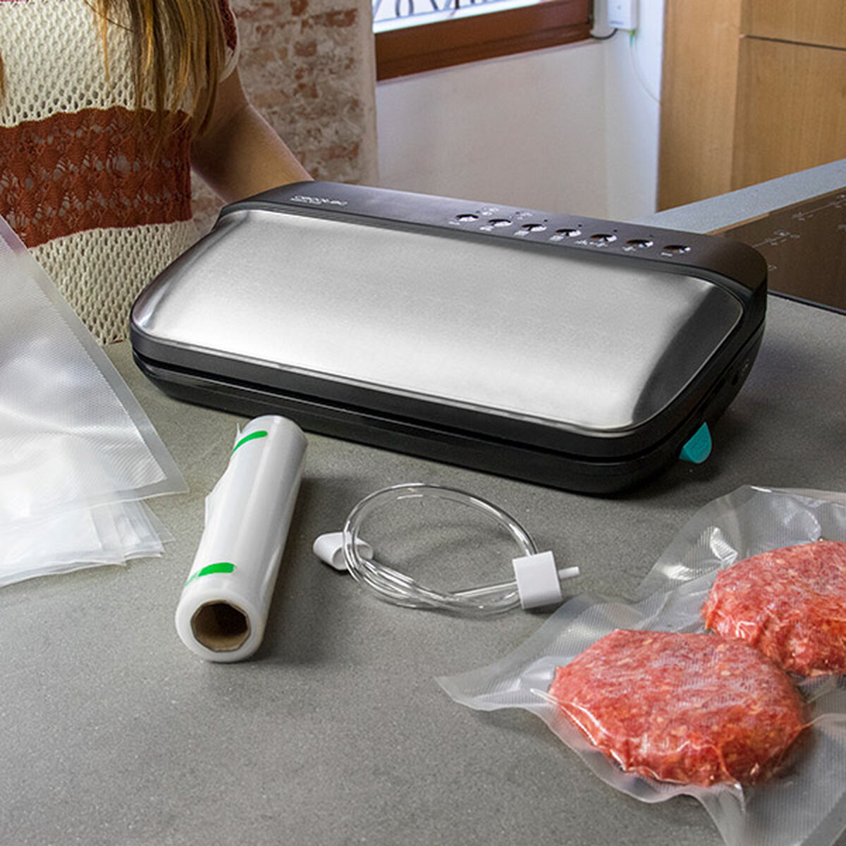 Vakuumförpackare Cecotec Sealvac Steel 120W