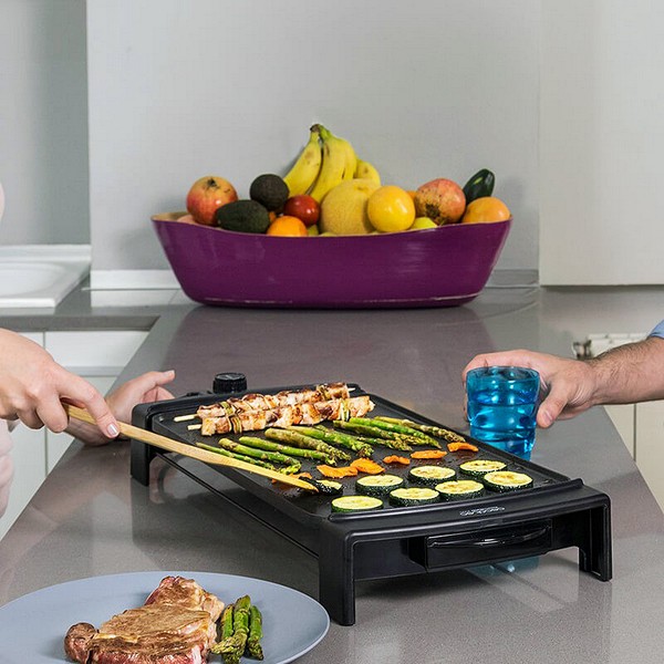 Grillplatta Cecotec Rock & Water 2500 2150W Svart, Färg: Svart - 10
