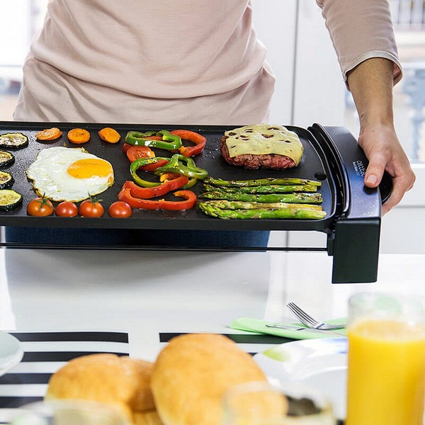 Grillplatta Cecotec Rock & Water 2500 2150W Svart, Färg: Svart - 3