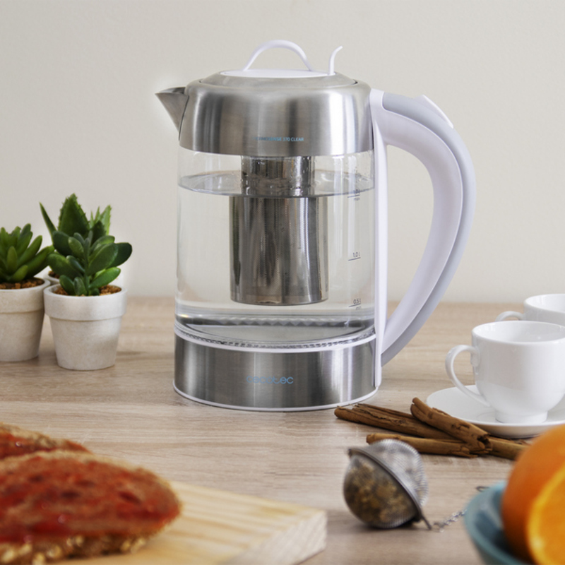 Vattenkokare Cecotec ThermoSense 370 Clear 2200W 1,7 L - 2