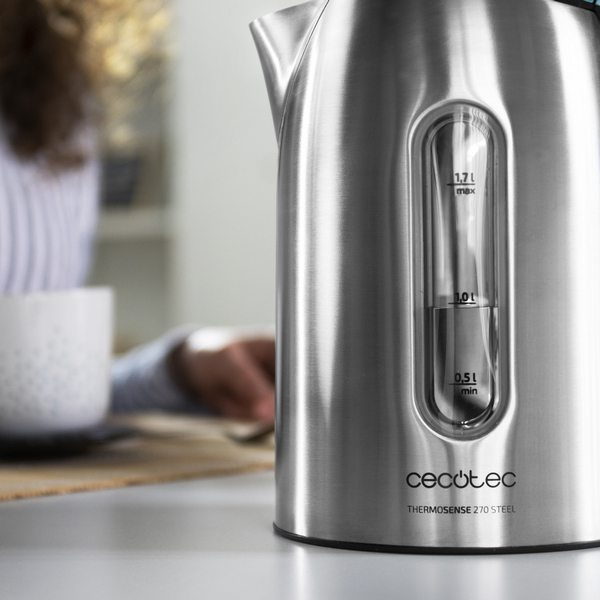 Vattenkokare Cecotec ThermoSense Steel, Kapacitet: 1,2 L - 1630 W - 13