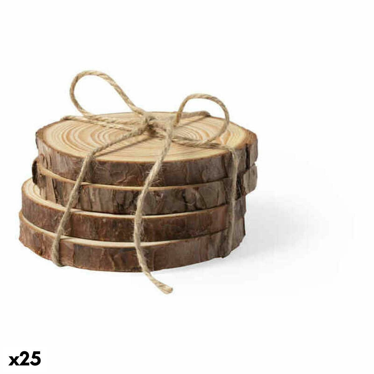 Underlägg Vintage Coconut 146487 (25 antal), Färg: Brun
