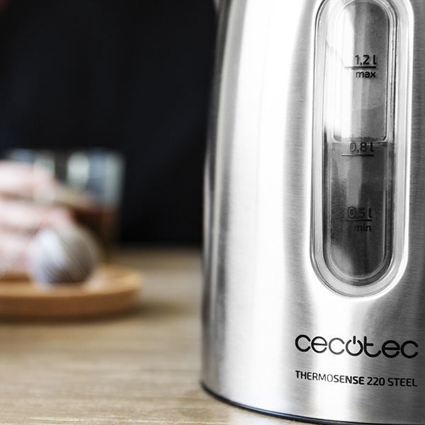 Vattenkokare Cecotec ThermoSense Steel, Kapacitet: 1,7 L - 2200 W - 15