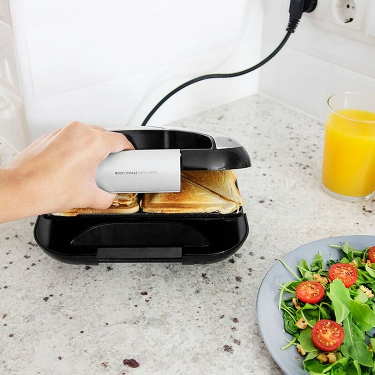 Smörgåsmaskin Cecotec Rock'nToast Fifty-Fifty 750W 750 W - 11