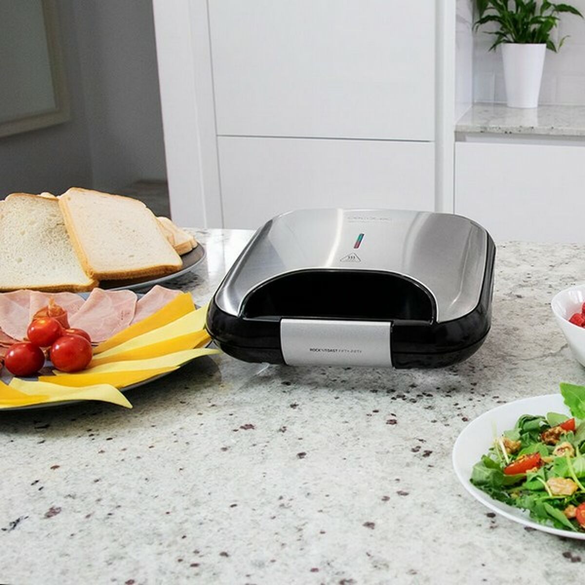 Smörgåsmaskin Cecotec Rock'nToast Fifty-Fifty 750W 750 W - 12