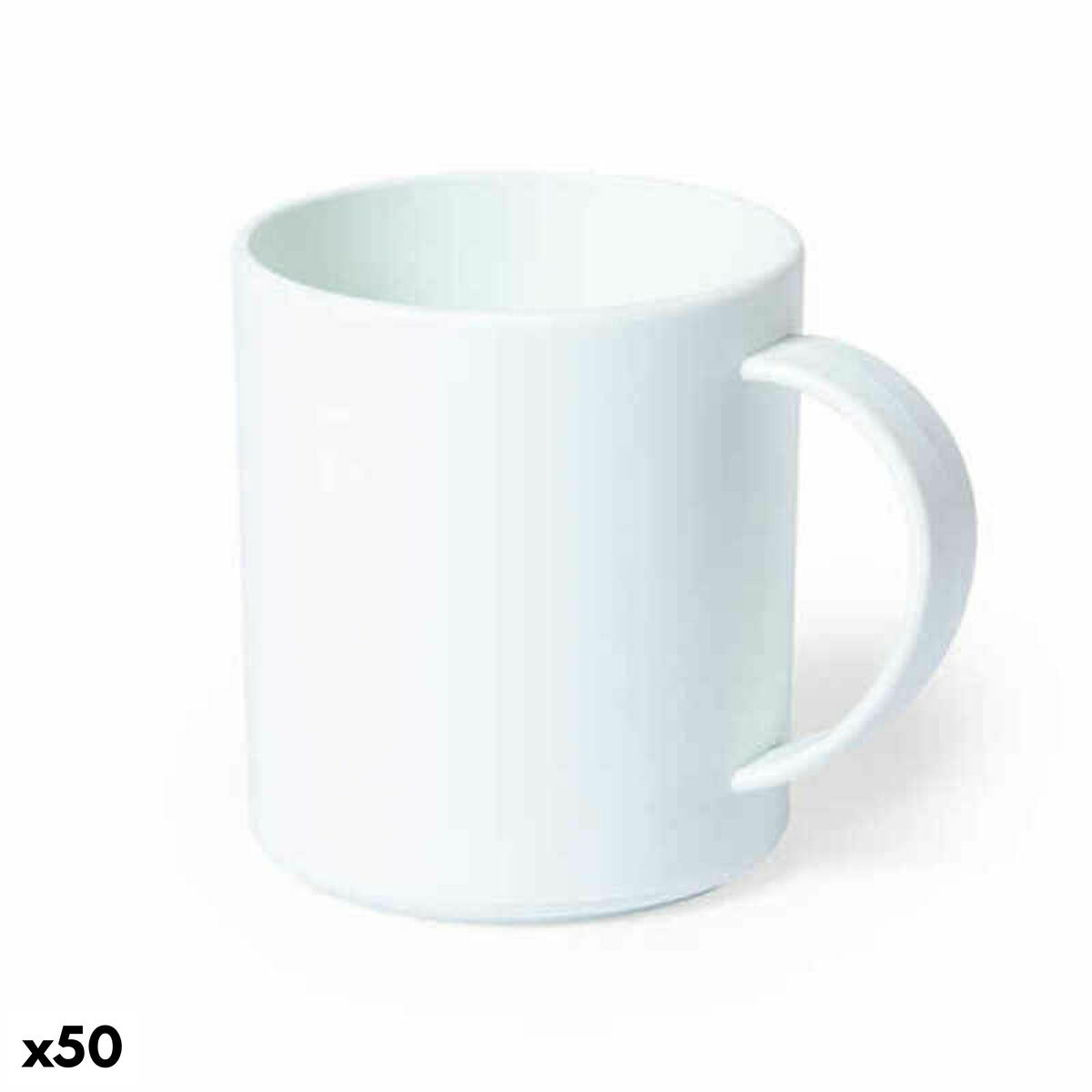 Koppar 146677 Vit (350 ml) (50 antal), Färg: Vit
