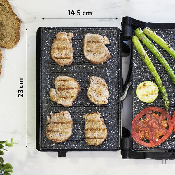 Elektriska Grillen Cecotec Rock'nGrill 750 Full Open 750W 750 W - 2