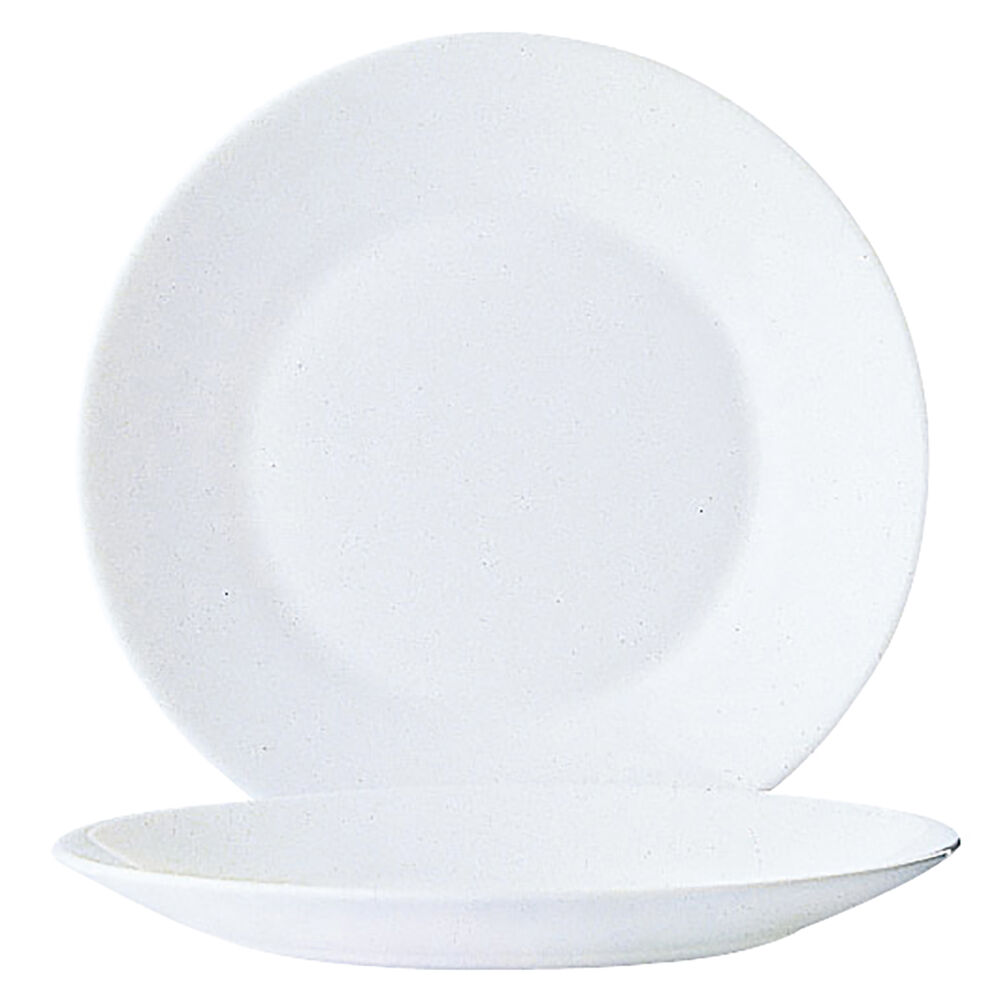 Tallriksset Arcoroc 22522 Vit Glas 23,5 cm (6 uds) - 2
