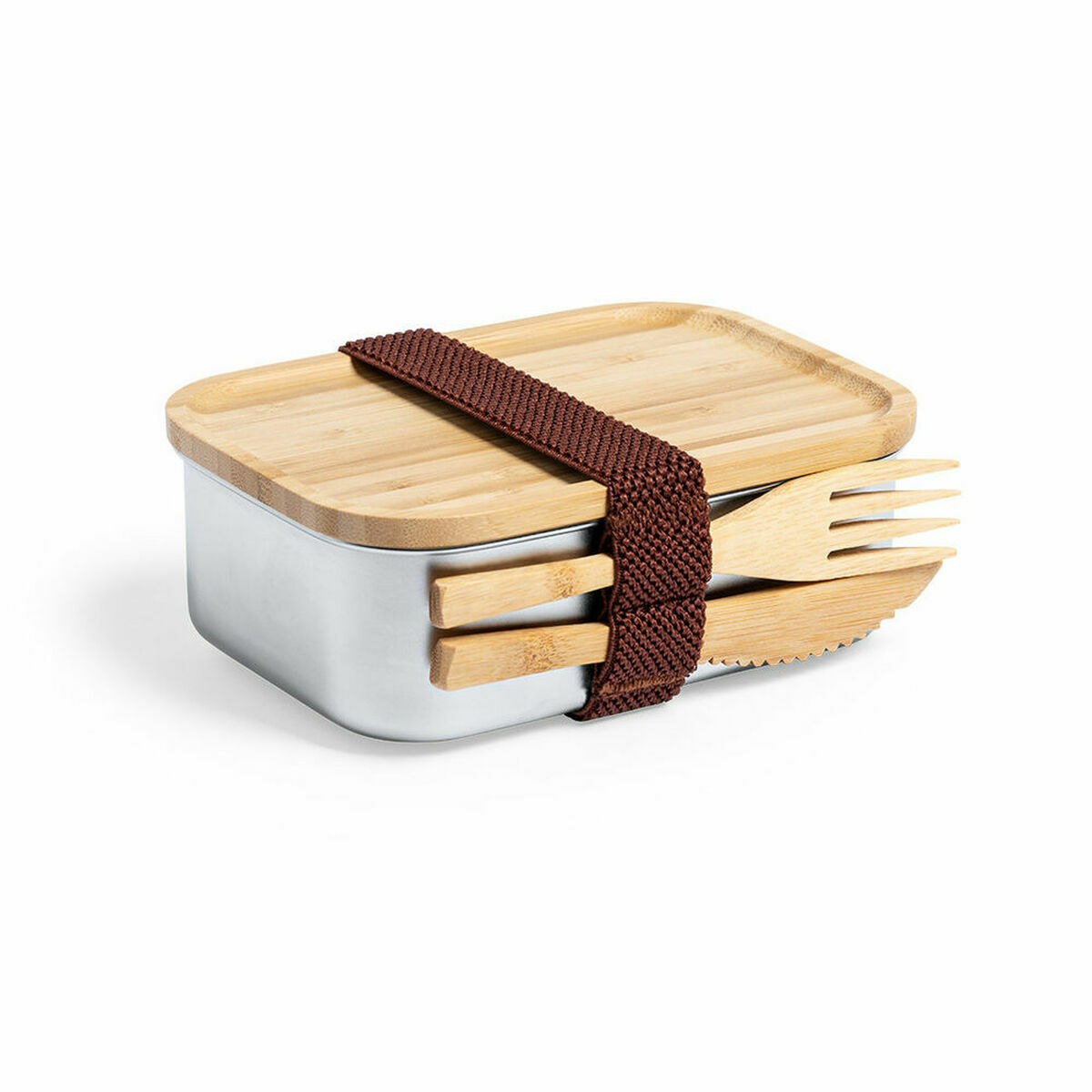 Lunchlåda 146695 Bambu (600 ml) (30 antal), Färg: Vit - 2