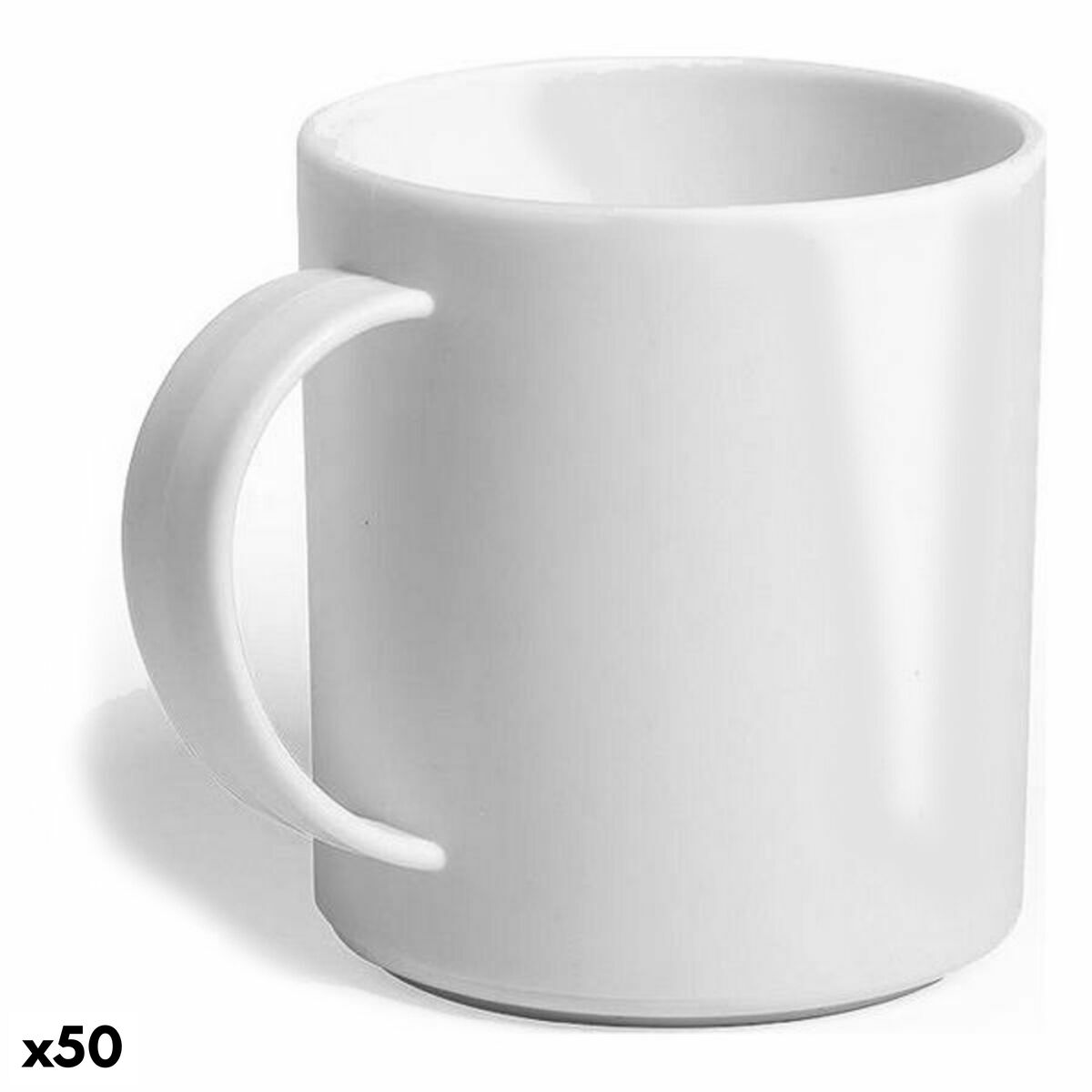 Koppar 146706 Vit (350 ml) (50 antal), Färg: Vit
