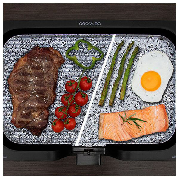Grillplatta Cecotec Rock and Water 3000 Twin 2200W 2200 W - 2