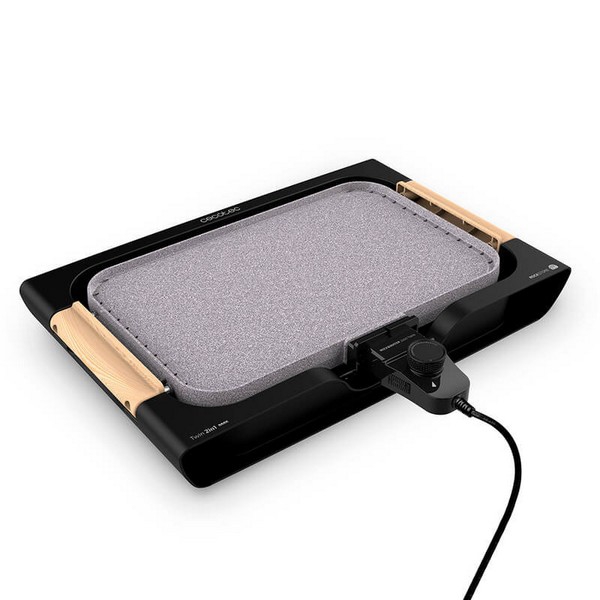 Grillplatta Cecotec Rock and Water 3000 Twin 2200W 2200 W - 3