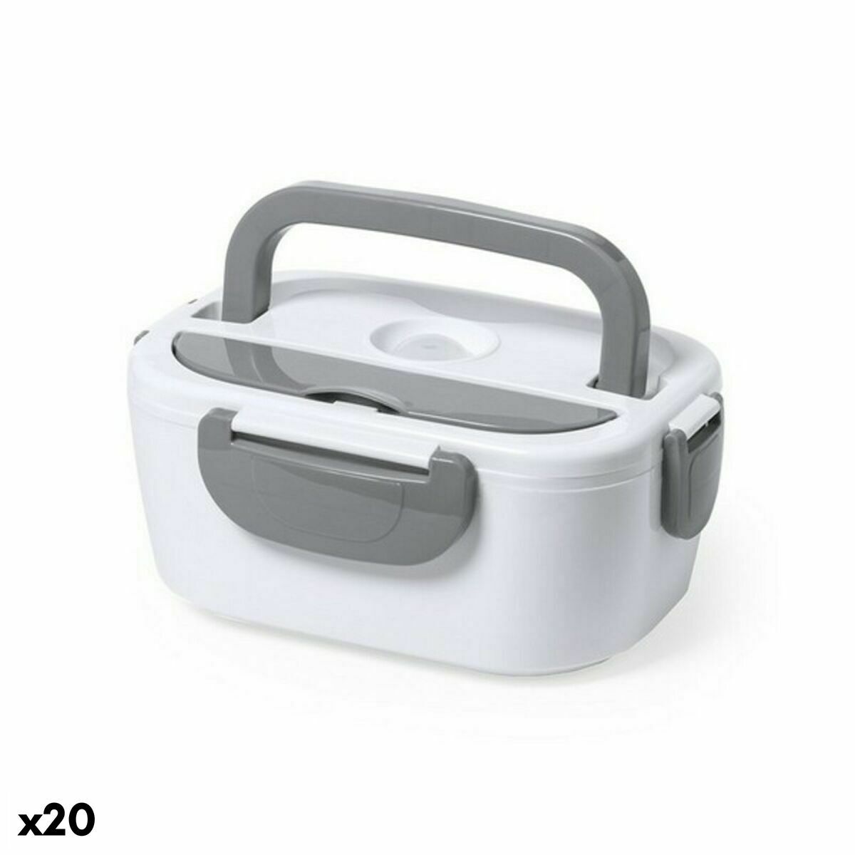 Elektrisk lunchbox 146724 Grå (1 L) (20 antal), Färg: Grå