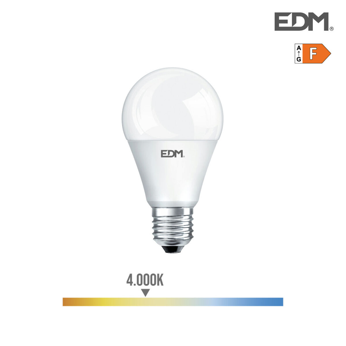 LED-lampa EDM E27 10 W F 810 Lm (4000 K)