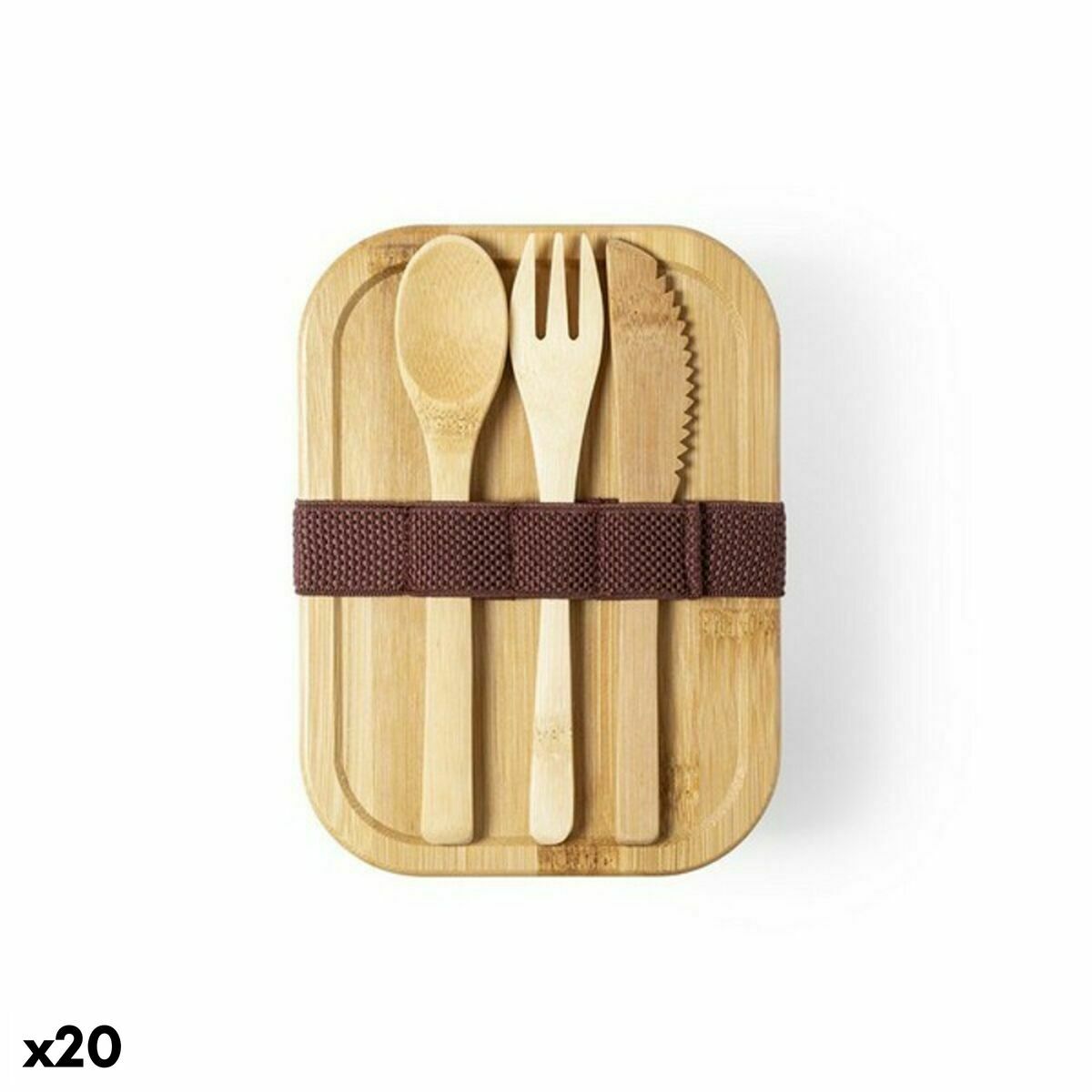 Lunchlåda 146799 Hermetisk (700 ml) (20 antal), Färg: Brun