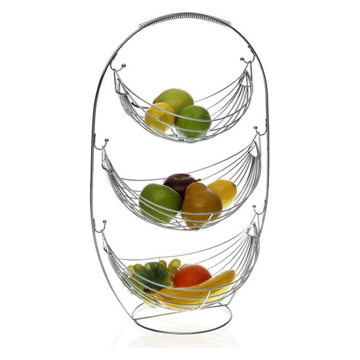 Fruktskål Versa Metall Stål (27 x 59 x 36 cm) - 3