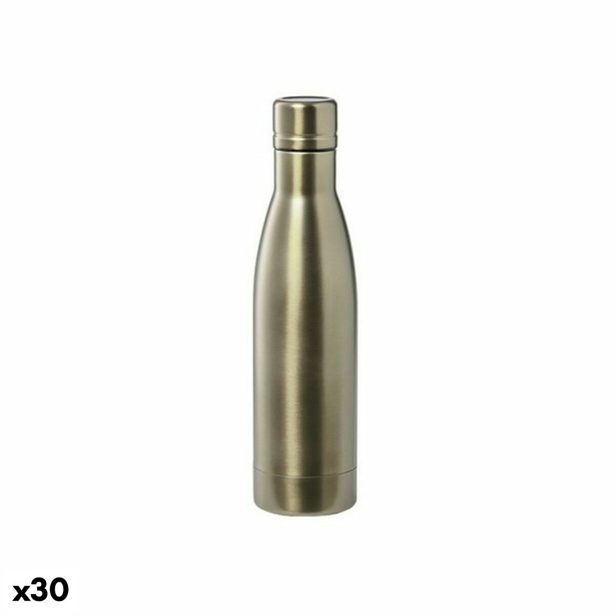 Vattenflaska 146858 Metall (500 ml) (30 antal), Färg: Blå