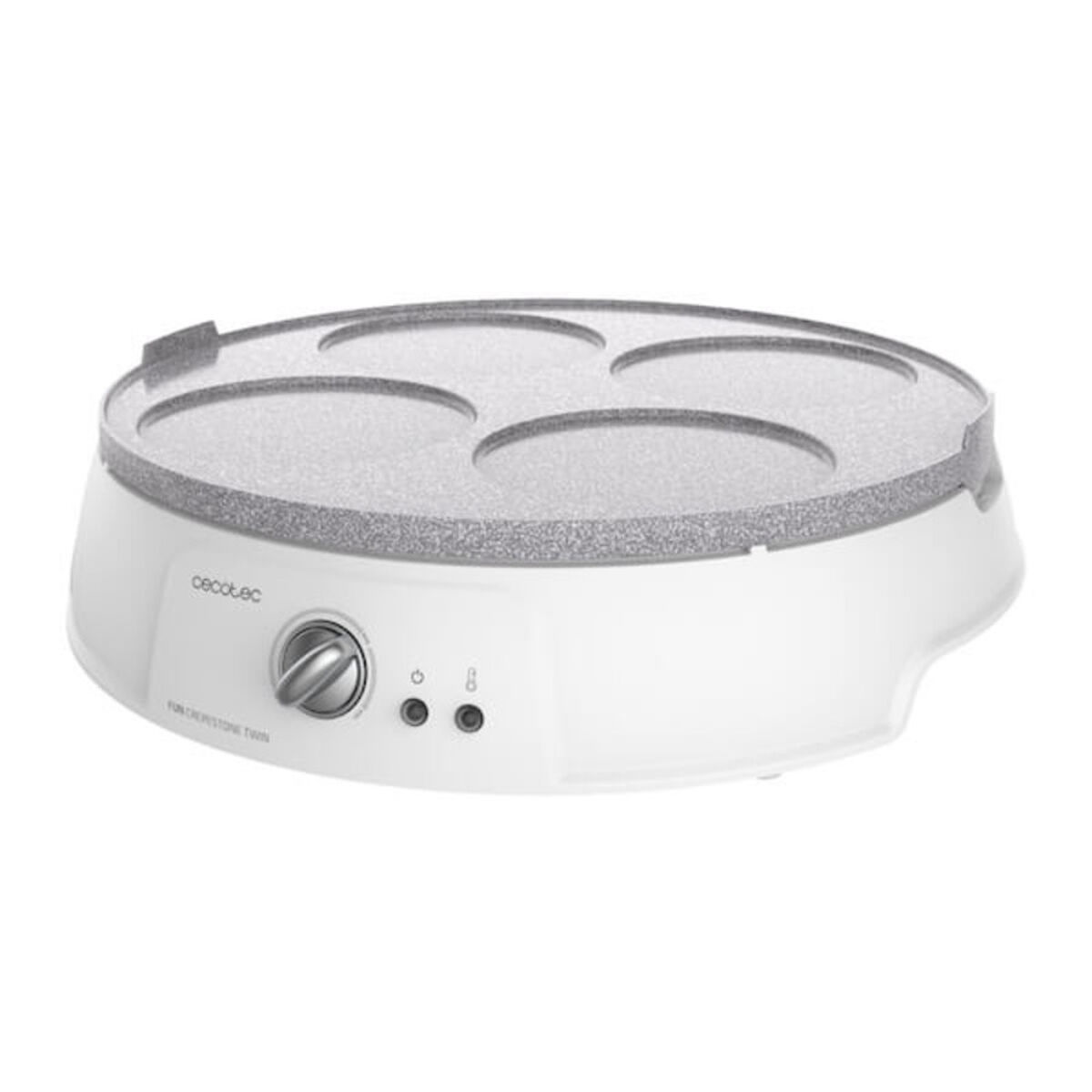 Pannkaksmaskin Cecotec Fun Crepestone Twin 1200W Vit