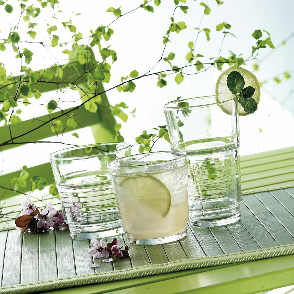 Glasset Arcoroc Spirale Transparent 6 Delar (25 cl) - 4