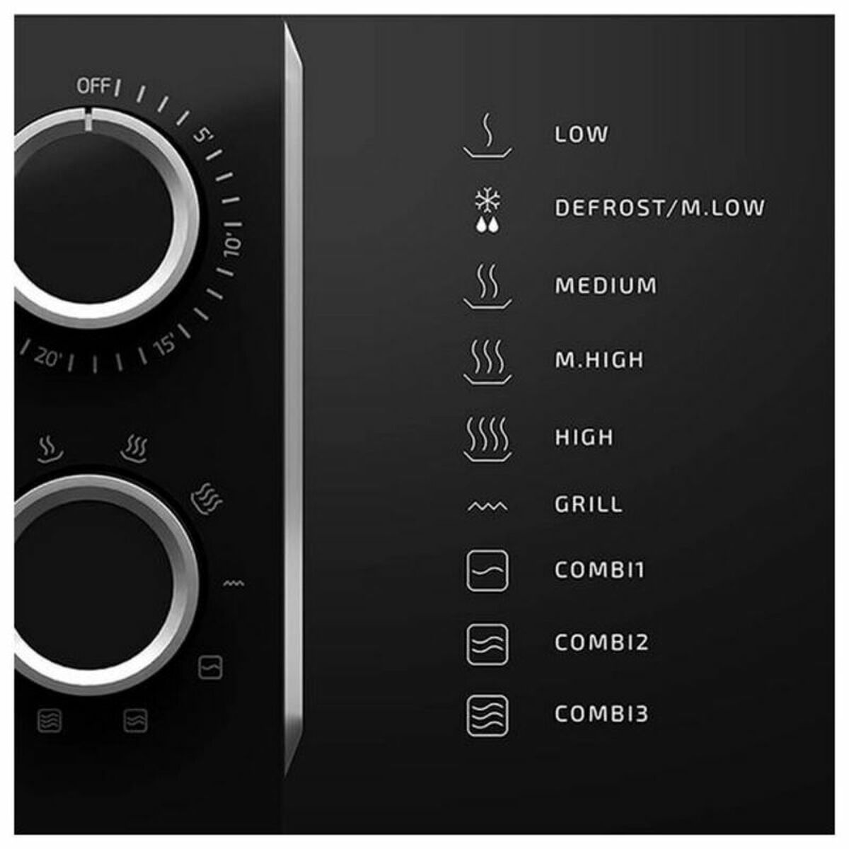Mikrovågsugn med Grill Cecotec ProClean 3150 20 L 700W - 4