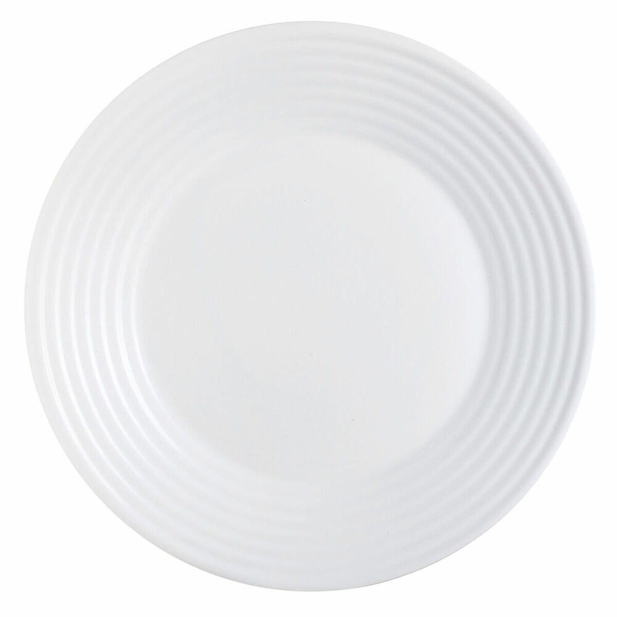 Platt skål Luminarc 8013636 Vit Glas - 4