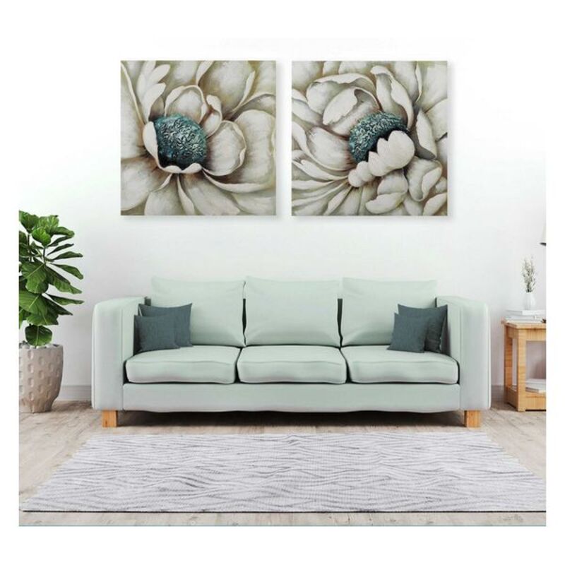 Tavla Versa Blomster Kanvas (2,8 x 80 x 80 cm) - 6