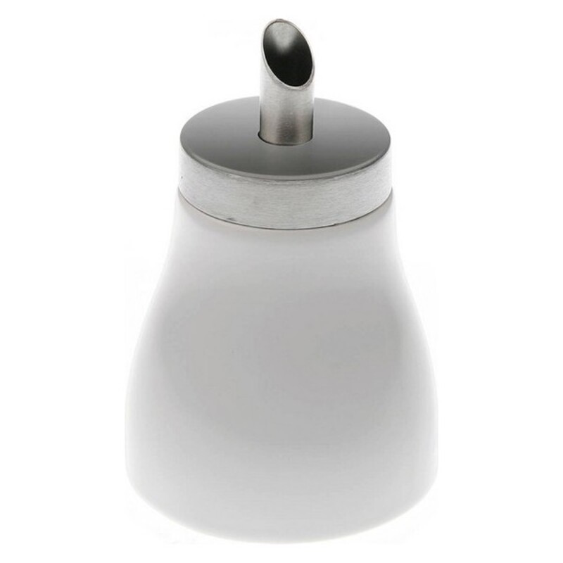 Sockerströare Versa Vit Med lock Keramik (7 x 16 x 7 cm)