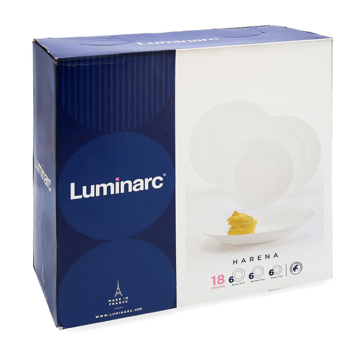 Servissats Luminarc 1700 Vit Glas 18 Delar - 2