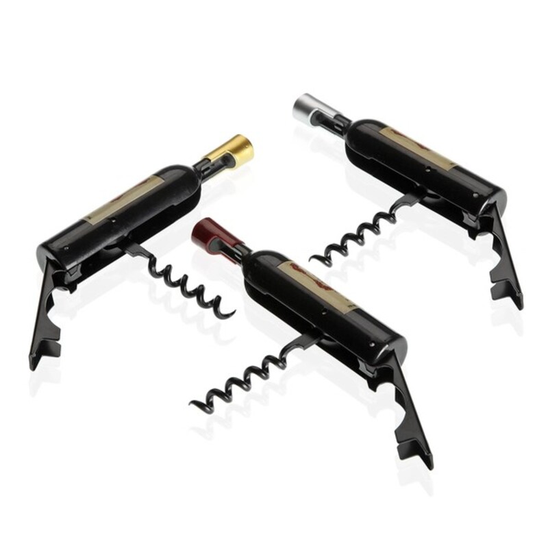 Korkskruvar i vinflaskform Versa VS-21220040 Stål