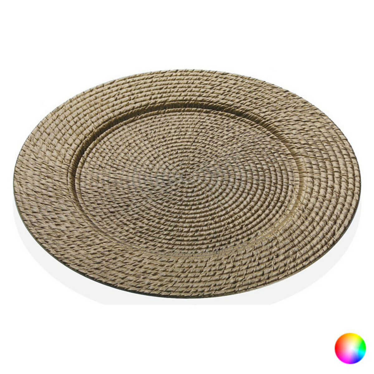 Tallriksunderlägg Arun Plast (33 x 33 cm), Färg: Silvrig - 5