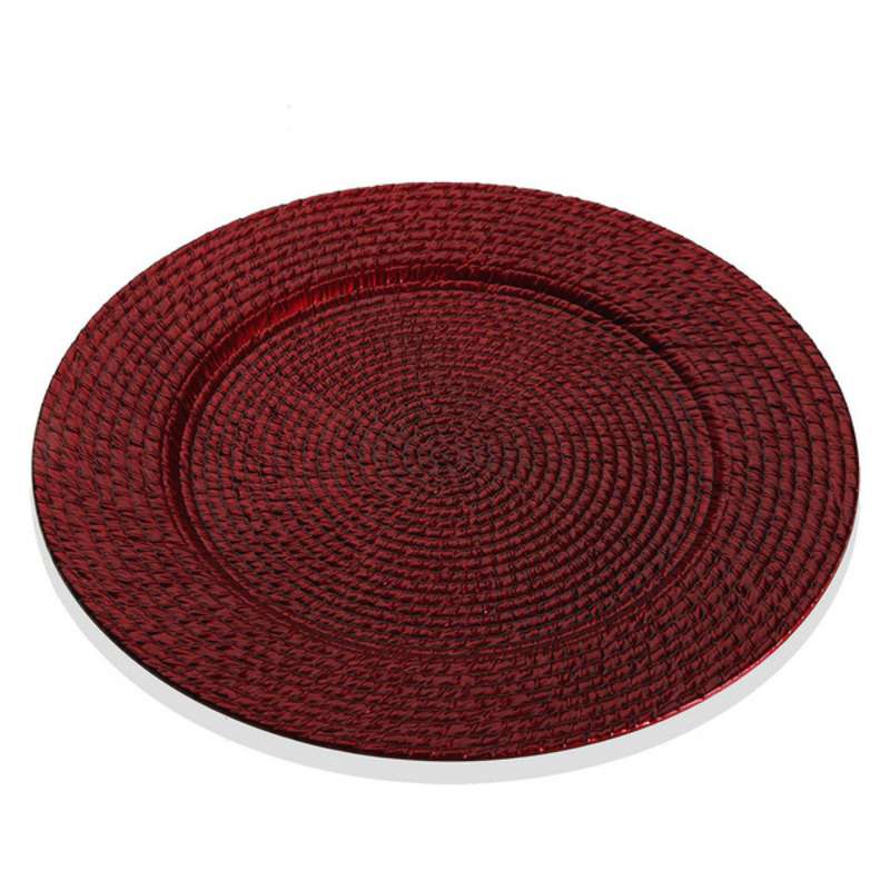 Tallriksunderlägg Arun Plast (33 x 33 cm), Färg: Silvrig - 4