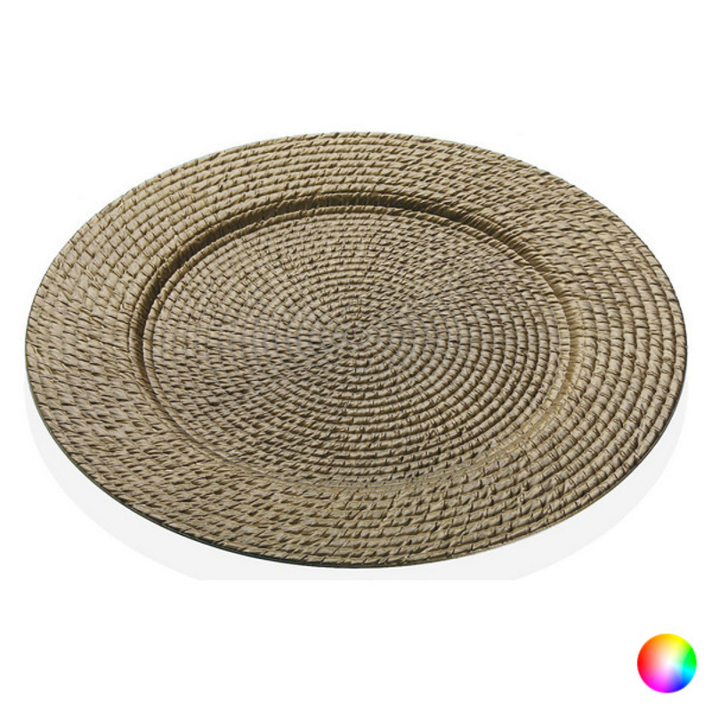 Tallriksunderlägg Arun Plast (33 x 33 cm), Färg: Silvrig