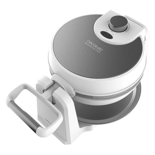 Våffeljärn Cecotec Fun Gofrestone Sphere 1000W Vit Silvrig