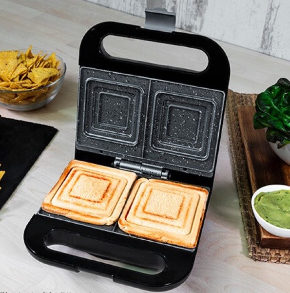 Smörgåsmaskin Cecotec Rock´nToast 750W Svart Rostfritt Stål 750 W - 2